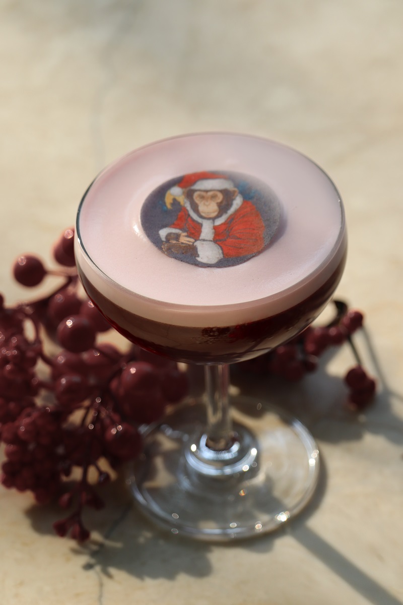 Mr. Claus Monkey Bar Tipsy Christmas Cocktail 