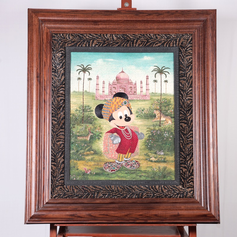 Namaste Mickey created by Sabyasachi Mukherjee.