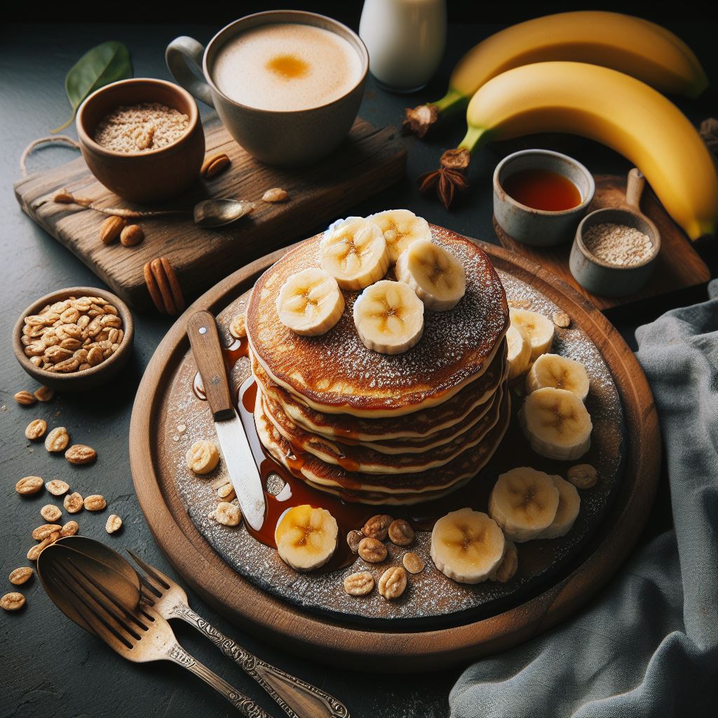 Oatmeal Banana Pancakes