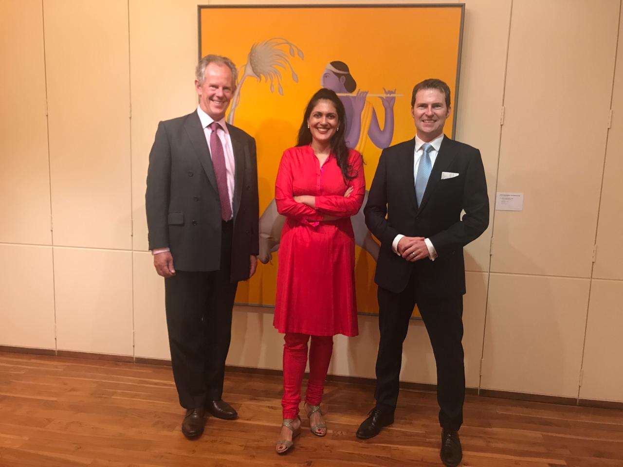 Dr William Robinson, Sonal Singh and Dr Bertold Mueller of Christie’s