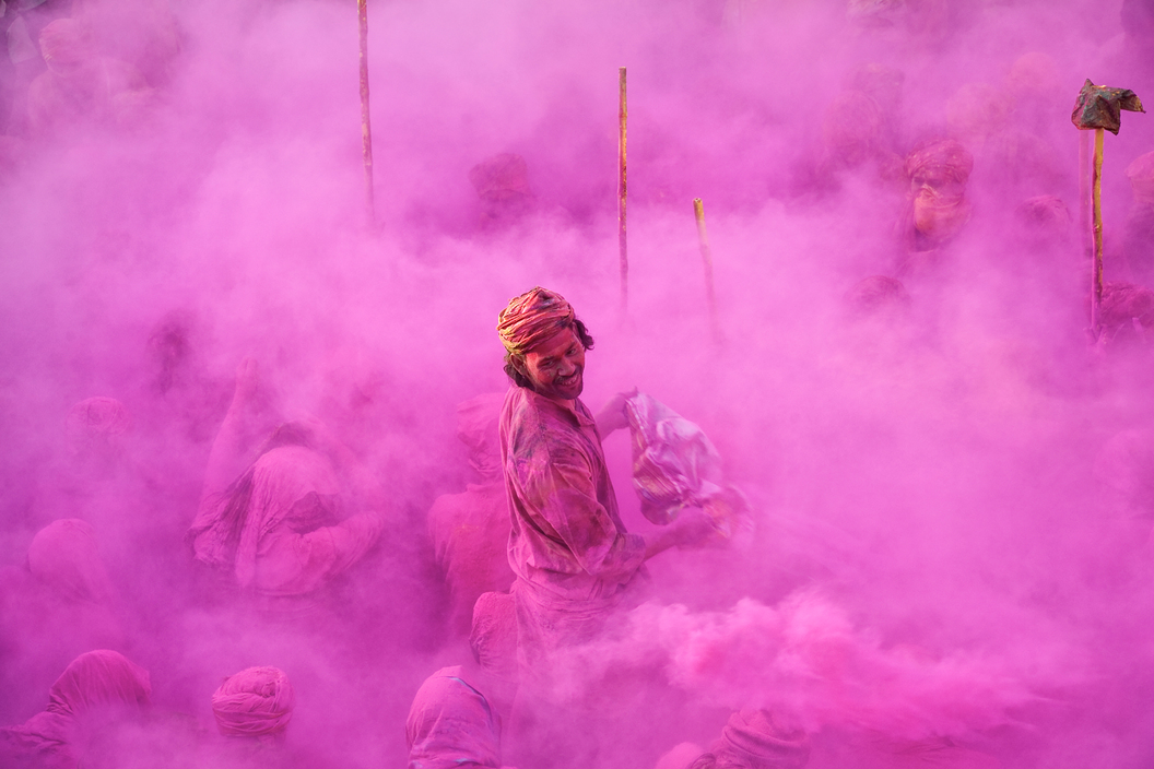INDIA. Holi spring festival. 2007. © Cristina Garcia Rodero/Magnum Photos