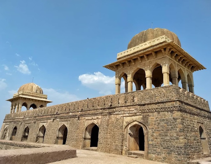 Roopmati's pavilion - far left