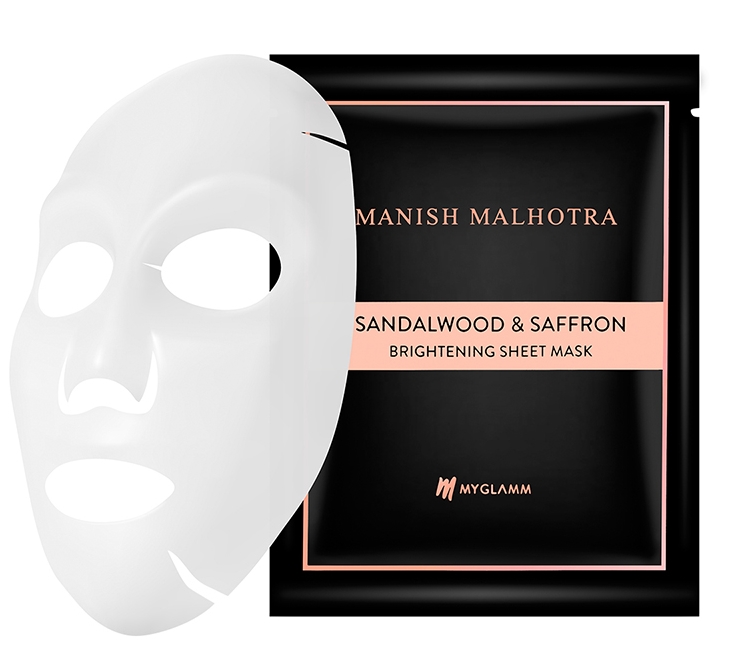 saffron sheet mask