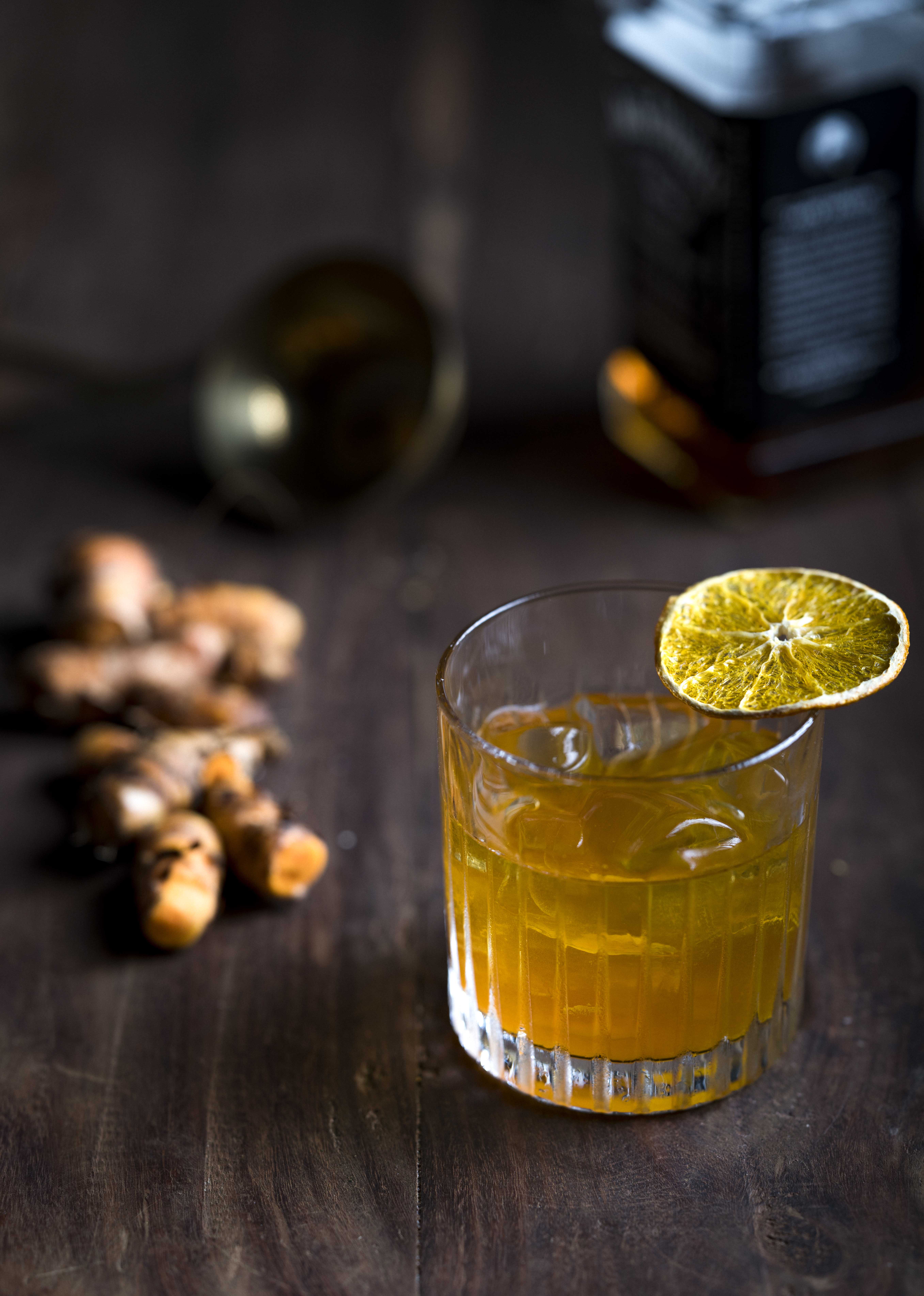 Serai Mehrauli - Turmeric Old Fashioned cocktail