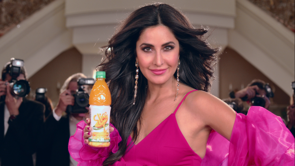 Katrina in a Slice commercial
