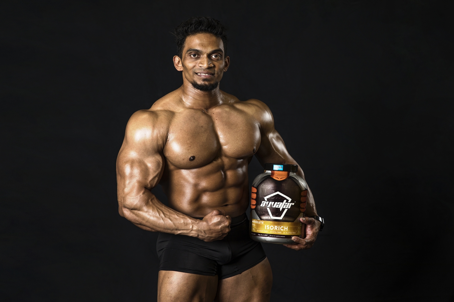 Sunit Jadhav at the Roadshow of Avvatar Whey Protein