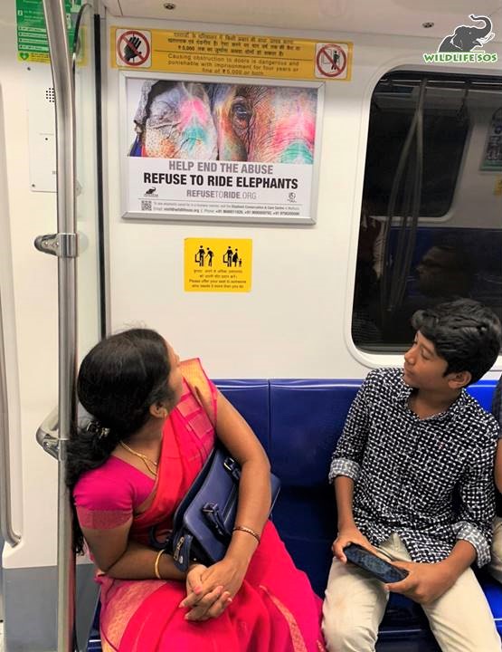 The campaign encourages responsible tourism - to bringing positive change in eco-tourism and elephant conservation.