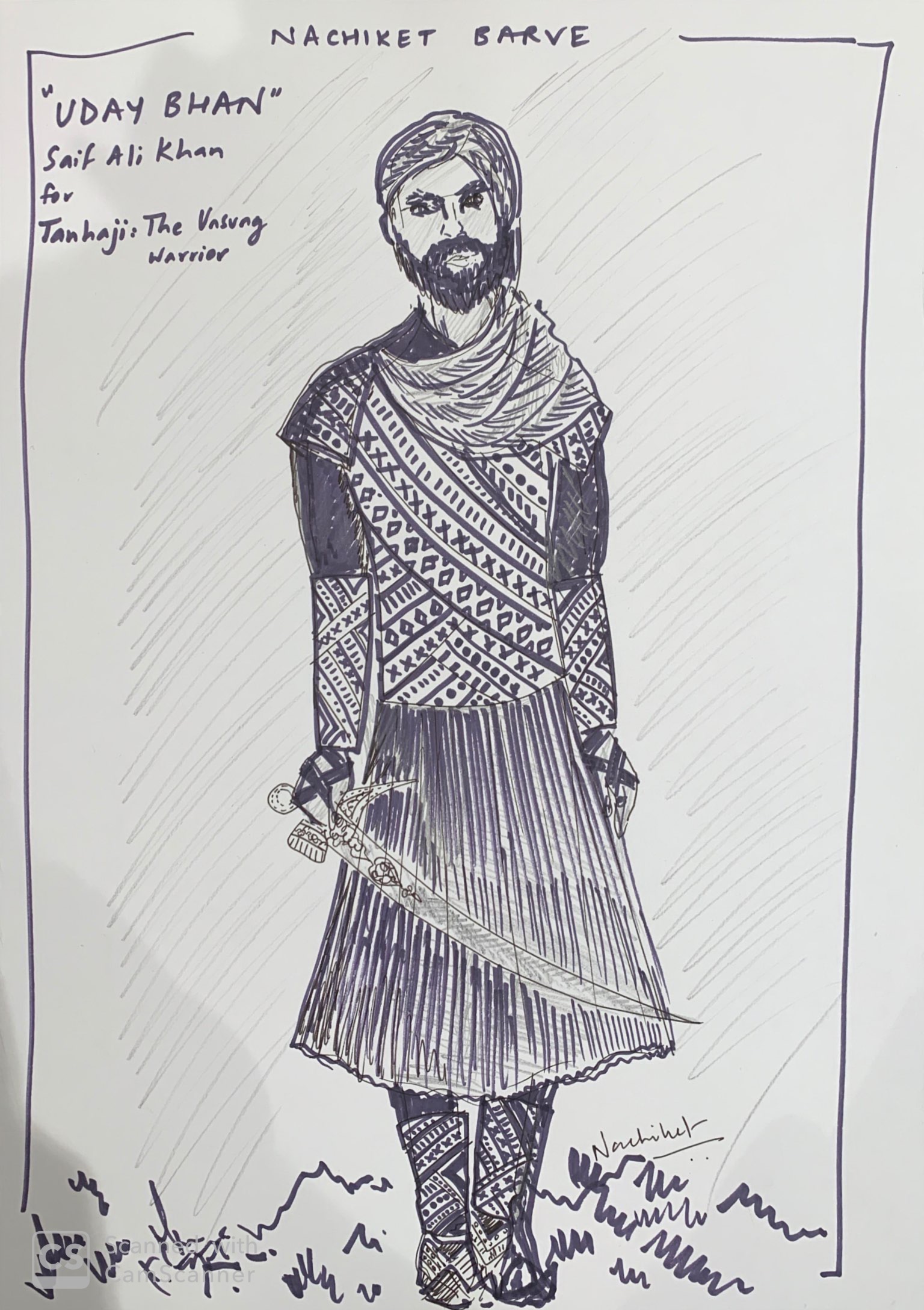 A sketch by Nachiket Barve