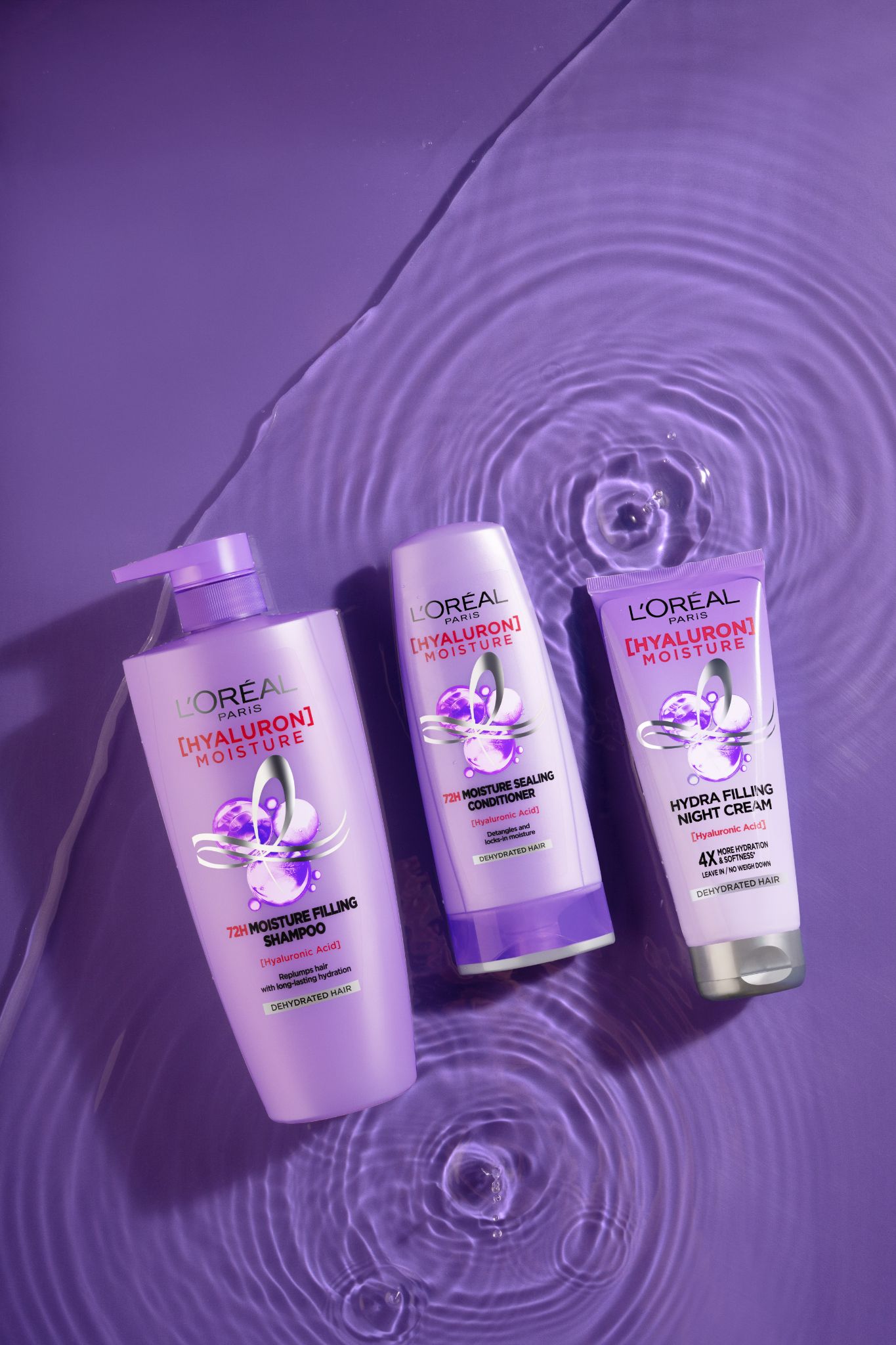 Hydrating Hair Pampering: L’Oréal Paris Hyaluron Moisture 72H Collection