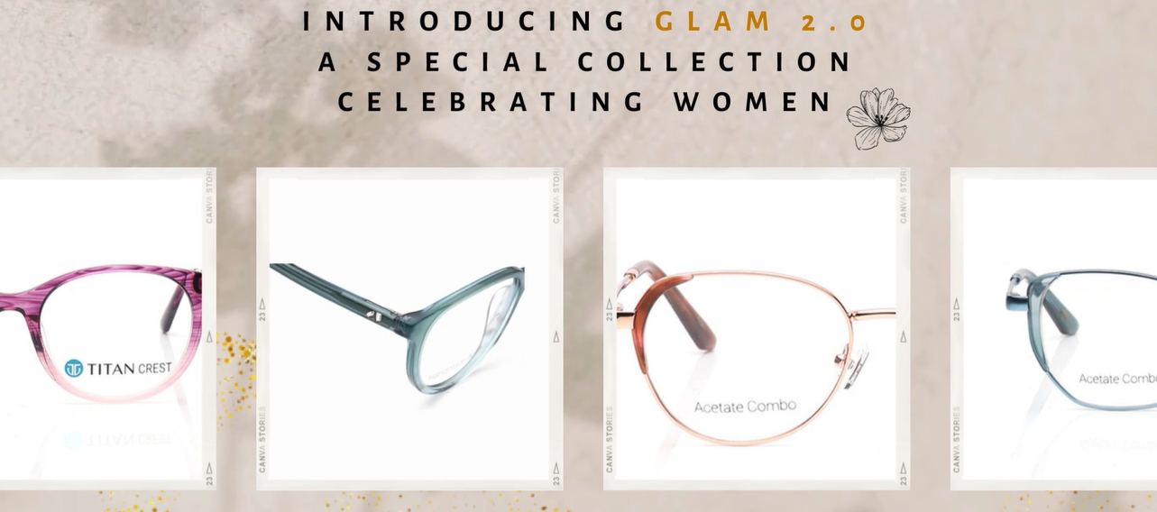 Stylish Eyewear Tribute: Titan Eye+ Glam 2.0 Collection