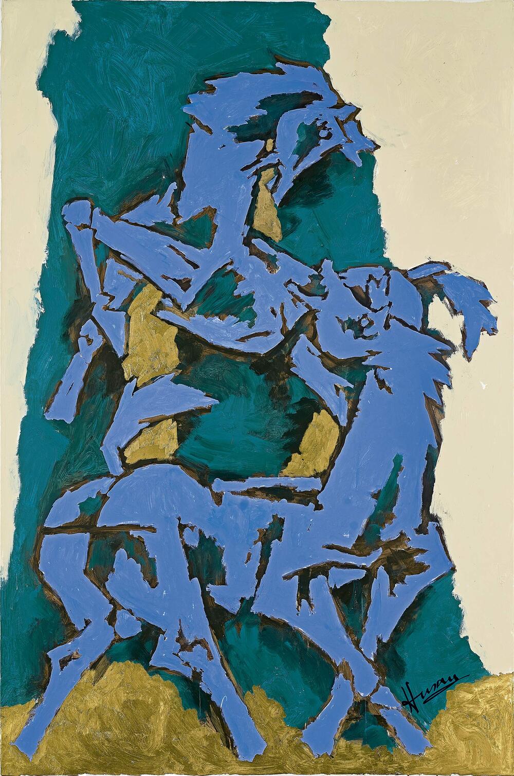 Untitled by M.F. Husain