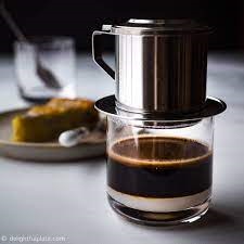 Vietnamese drip filter coffee