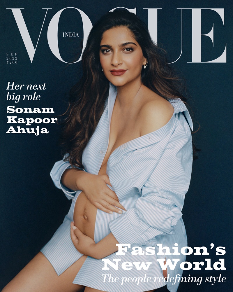 Vogue India, September 2022, Sonam Kapoor Ahuja. Photographed by Ben Weller 