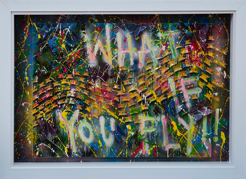 What if you fly!, 2019 (Mixed media)