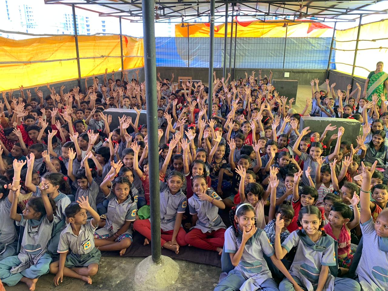 Transforming the face of slums in Delhi.