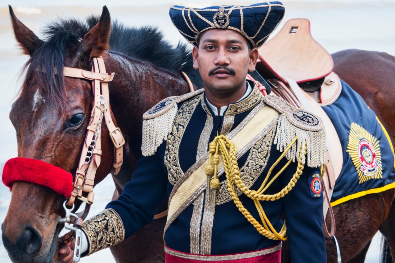 Cremonial police uniforms by Manish Malhotra 