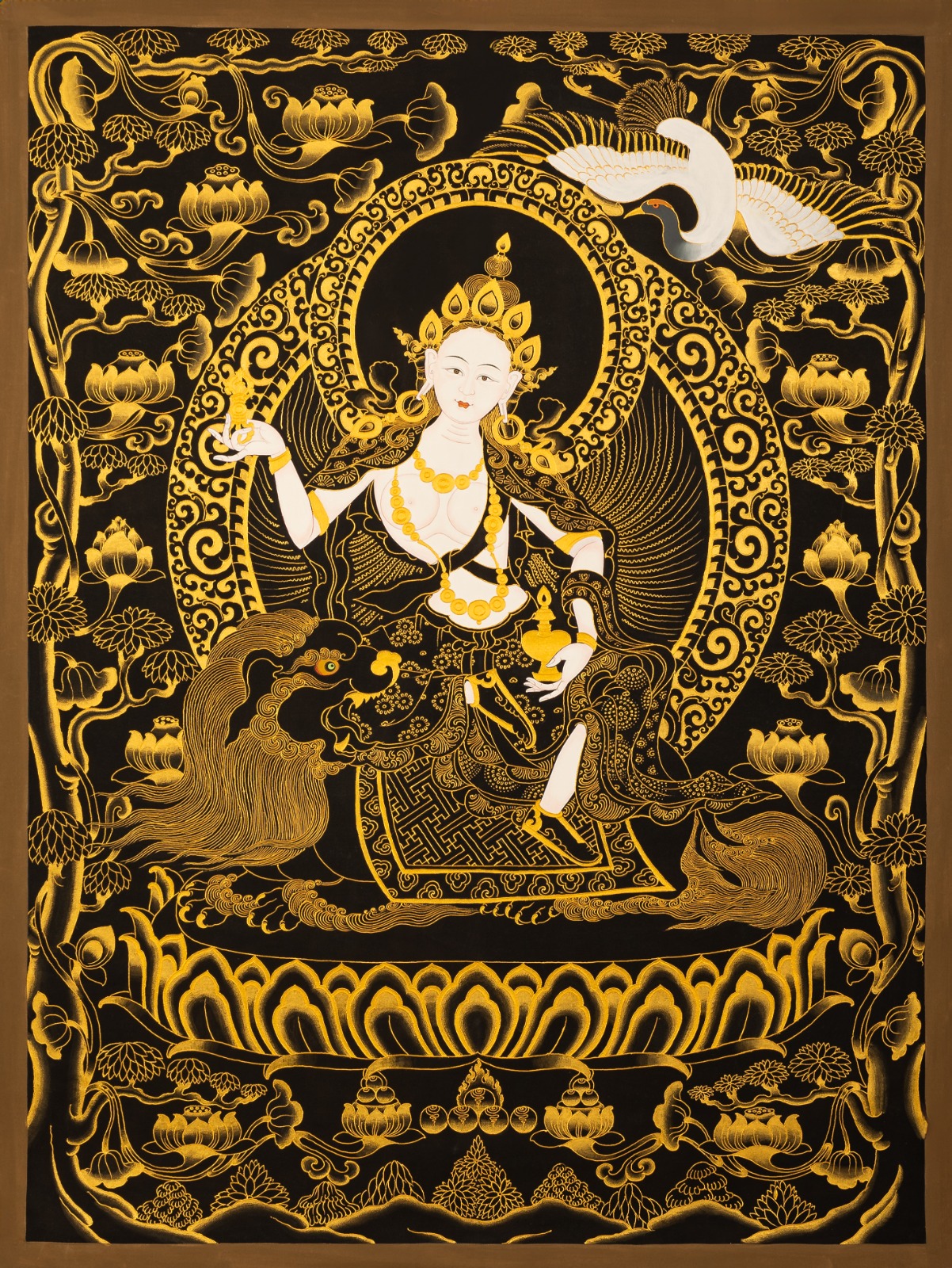 Wheel of Life, Deity of Longevity and Wealth Tsheringma