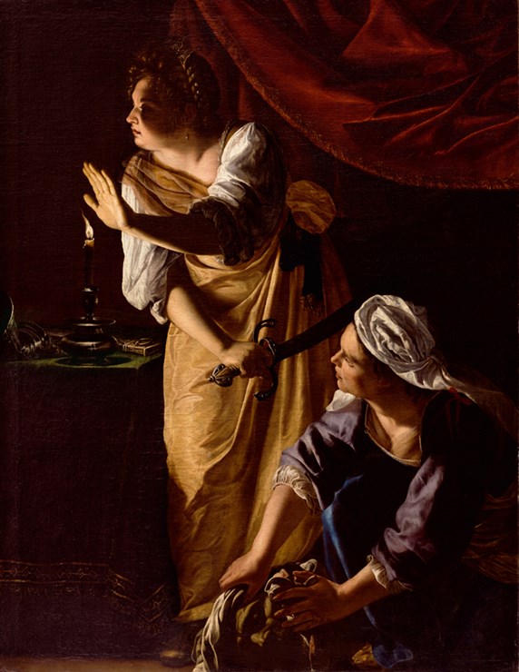 Artemisia Gentileschi, 'Judith and her Maidservant', about 1623-5. The Detroit Institute of Arts, Detroit, Michigan. Gift of Mr. Leslie H. Green (52.253) (c) The Detroit Institute of Arts