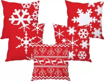 Christmas theme cushions: flipkart