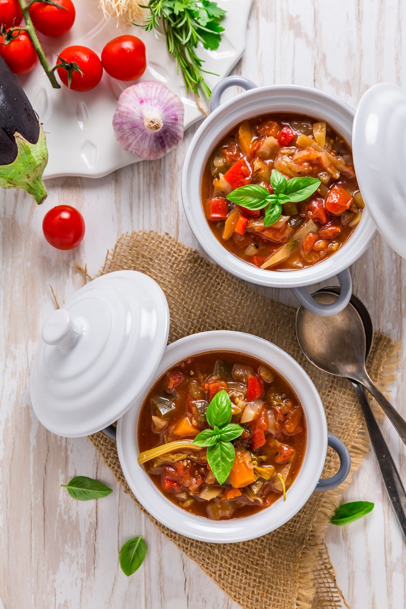 ITALIAN VEGETABLE MINESTRONE SOUP