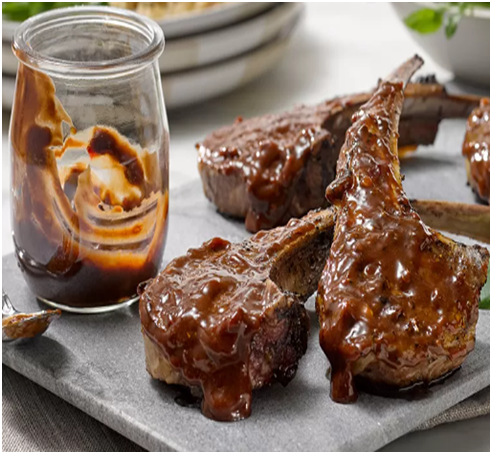 Chocolate Chipotle Lamb Chops Made with Galaxy® Chocolate
