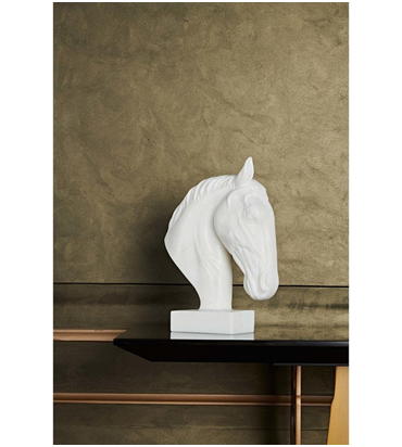 White Marble Horse Artifact