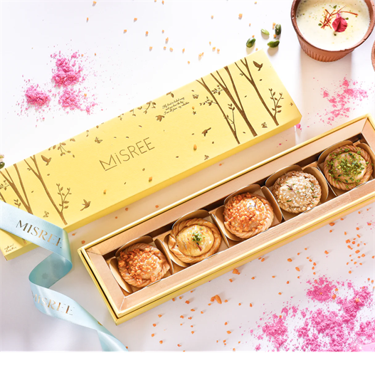 Pratham - Box of 6 Assorted Gujiya from Luxury brand Misree