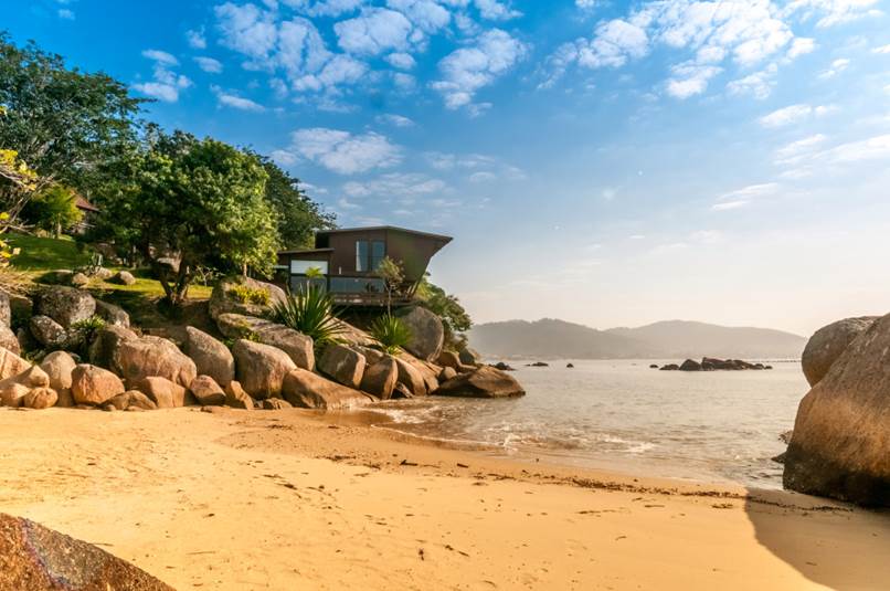 Exception Property with Private Beach, Santa Catarina, Brazil