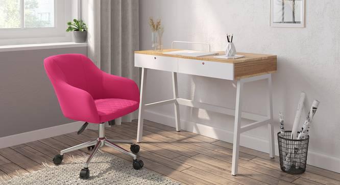  Ferriss Metal Study Chair In Fuchsia Pink Colour