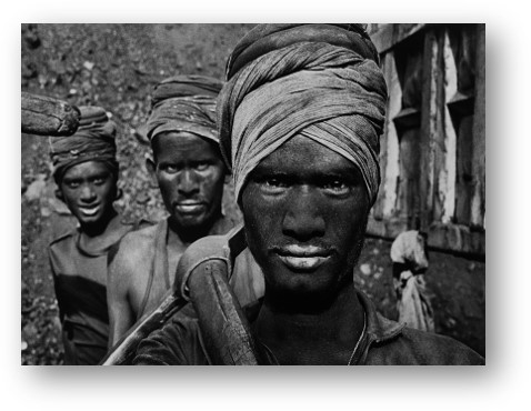 Coal Workers, Dhanbad, Bihar State, India by Sebastião Salgado, 1989, Silver gelatin print, Dhanbad, India, PHY.02271