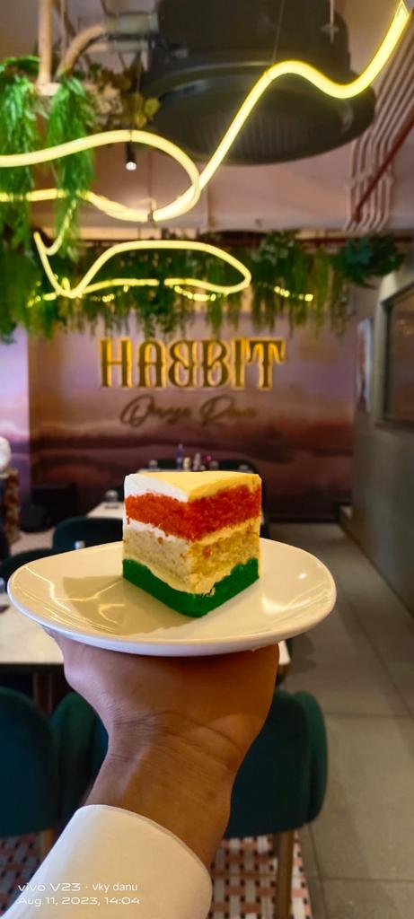 Tricolour Pastry By Chef Md. Naushad of Orange Room