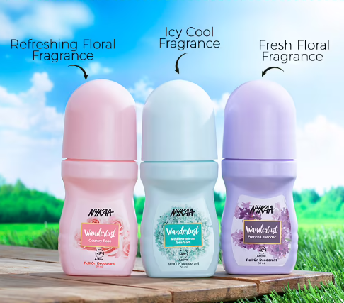 Stay Refreshed and Rejuvenated All Day Long with Nykaa Wanderlust Roll-On Deodorants