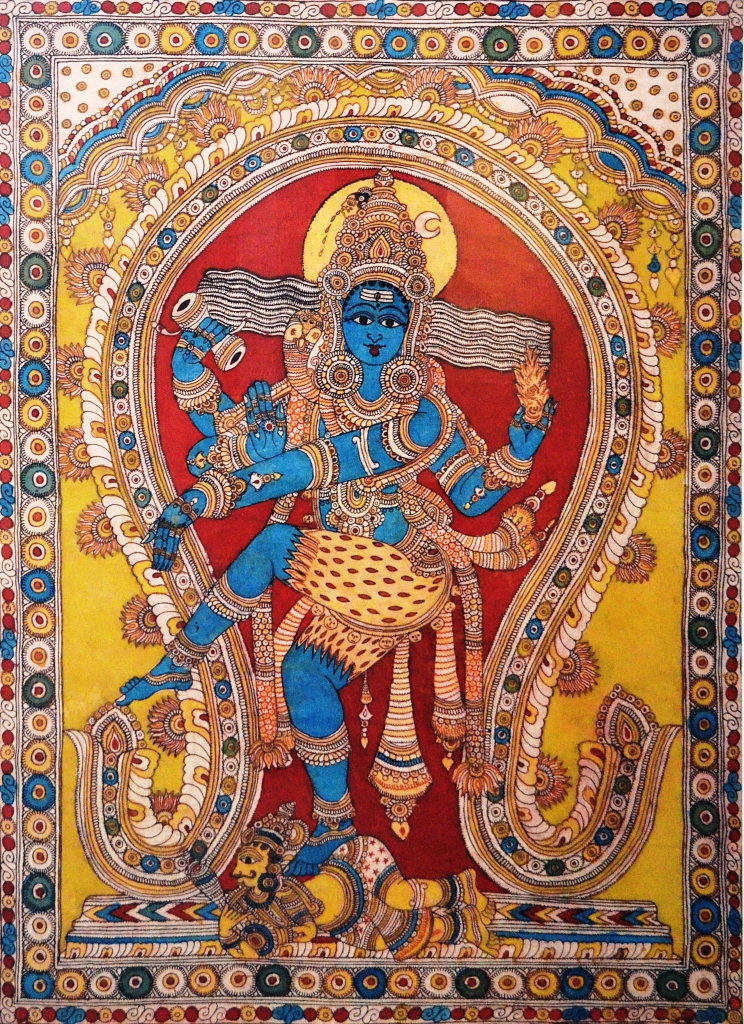 kalamkari-05, Artist-Unknown, Medium- Natural dye on cloth size-47x34