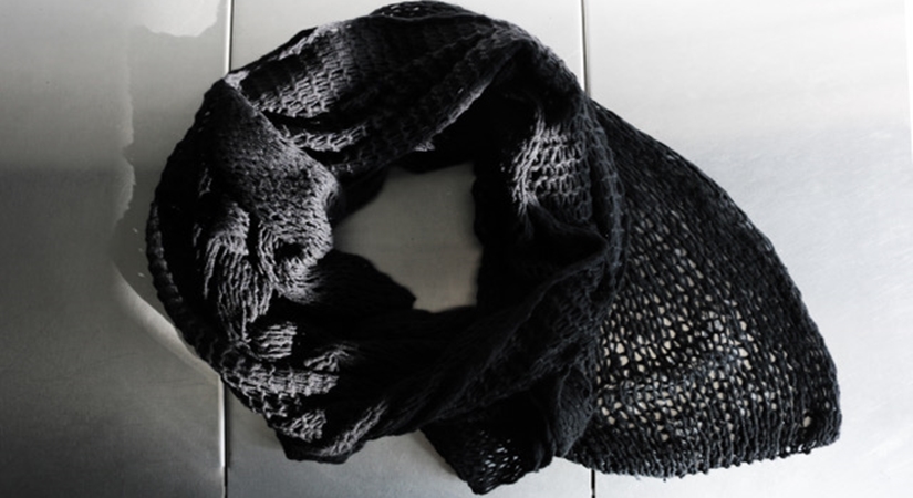 Knit your own super scarf with Strateas Carlucci
