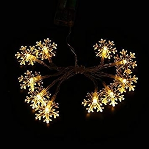 LED snowflake light: amazon