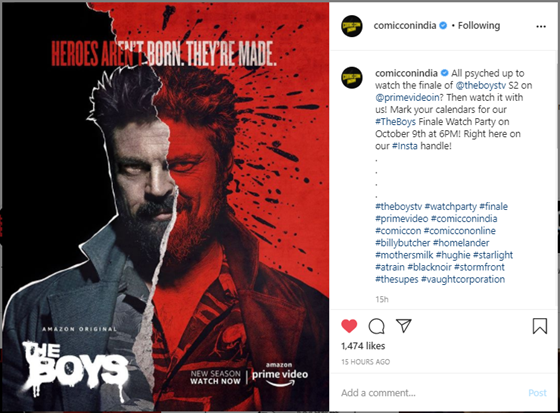 The Boys Finale Watch Party with Comic Con India
