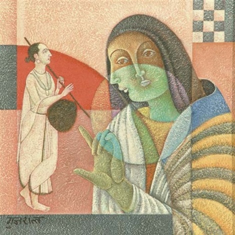 Satish Gujral's Meera Bai