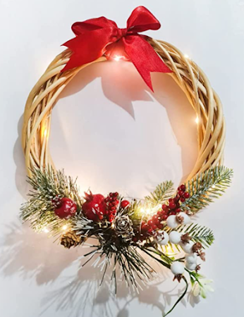Hanging holiday wreaths: amazon