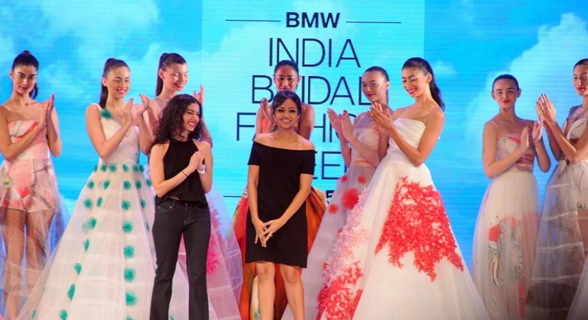 Designer Gauri and Nainika's Show at the BMW India Bridal Fashion Week in New 