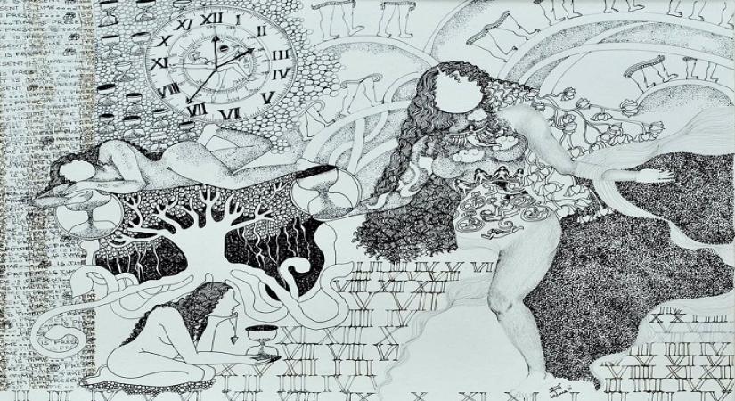Seema Kohli, Untitled, Drawing on Paper. (Photo Source: Artpilgrim Gallery