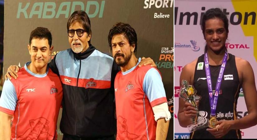 B-Town celebs hail Sindhu for historic win