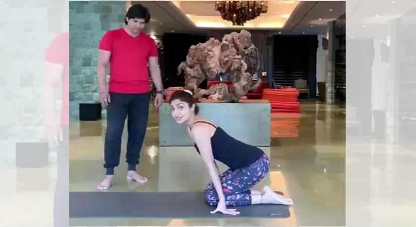  Actress Shilpa Shetty Kundra, who is known for her love for yoga, has just nailed the Vrischikasana ( the scorpion pose) in a way which can give yoga experts across the globe a run for money. Shilpa Shetty took to Instagram on Monday morning to share a video where she can be seen performing the Vrischikasana.
