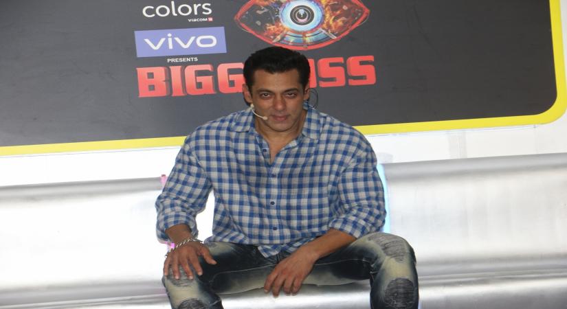 Mumbai: Actor Salman Khan at the launch of "Big Boss" in Andheri, Mumbai on Sep 23, 2019. (Photo: IANS)