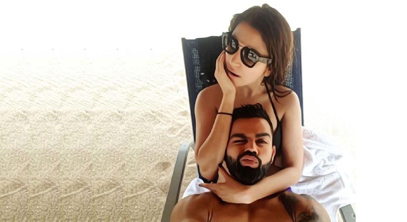 Virat Anushka set the temperature soaring with beach