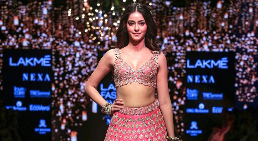 Ananya Panday debuts on ramp