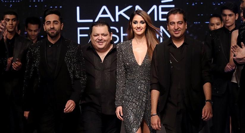 Lighting up the Runway, Disha Patani and Ayushmann Khurrana closing the show for designers Rohit Gandhi and Rahul Khanna SOurce Instagram