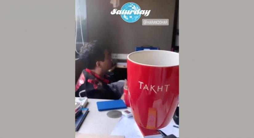 Alia shares glimpse of 'Takht' talks with KJo