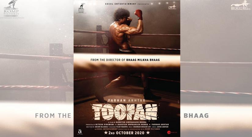 Actor Farhan Akhtar took social media by storm when he posted the first look of his forthcoming film "Toofan", directed by Rakeysh Omprakash Mehra.