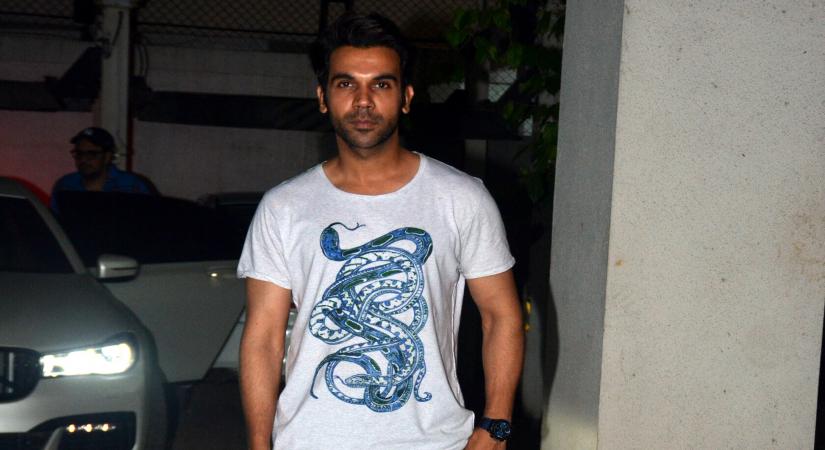 Mumbai: Actor Rajkummar Rao seen in Mumbai's Bandra, on April 10, 2019. (Photo: IANS)