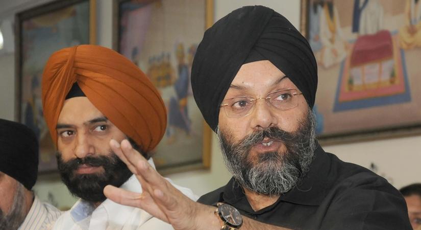 President of DSGMC Manjit Singh GK and general secretary Manjinder Singh Sirsa address a Press Conference in New Delhi. (Photo: IANS)